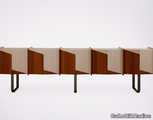 DIEDRO - Wooden sideboard with doors _ Gallotti&Radice