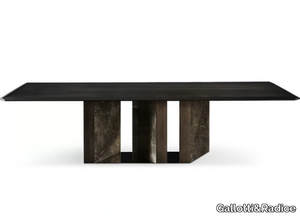 PLATIUM W - Contemporary style rectangular ash table _ Gallotti&Radice