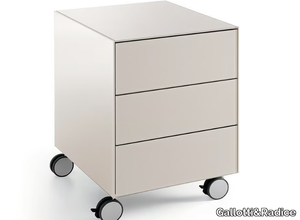 AIR DRAWER 3 - Office drawer unit with castors _ Gallotti&Radice