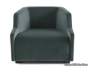 FIRST - Upholstered fabric armchair with armrests _ Gallotti&Radice