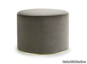 LOU - Upholstered velvet pouf _ Gallotti&Radice