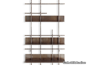 NAVIGLI - Wall-mounted copper bookcase _ Gallotti&Radice