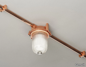 GLOBO COPPER - Coppered aluminium ceiling lamp _ Genuit