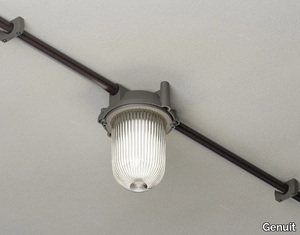 GLOBO GRAPHITE - Anodized aluminium ceiling lamp _ Genuit