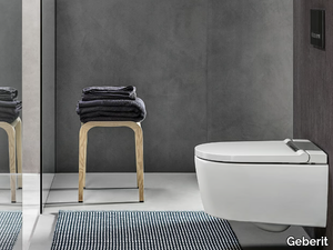 AQUACLEAN SELA - Wall-hung toilet with bidet _ Geberit