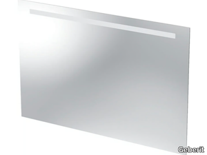 OPTION BASIC - Rectangular wall-mounted mirror with integrated lighting _ Geberit