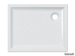 BASTIA - Anti-slip rectangular shower tray _ Geberit