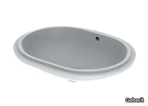 VARIFORM - Undermount oval Vitreous China washbasin _ Geberit