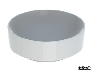 VARIFORM - Countertop round porcelain stoneware washbasin _ Geberit