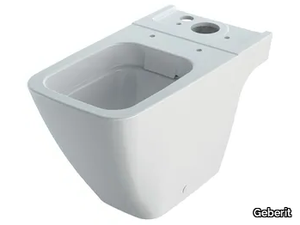 ICON SQUARE - Vitreous China toilet with external cistern _ Geberit