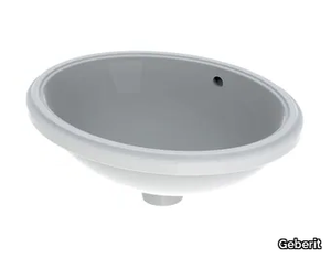 VARIFORM - Undermount oval Vitreous China washbasin _ Geberit