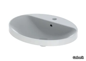 VARIFORM - Oval Vitreous China washbasin _ Geberit