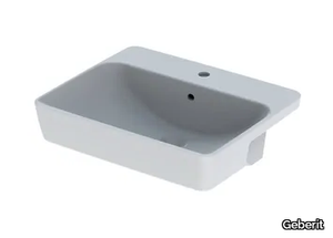 VARIFORM - Semi-inset Vitreous China washbasin _ Geberit