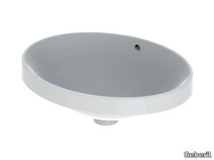 VARIFORM - Oval Vitreous China washbasin _ Geberit