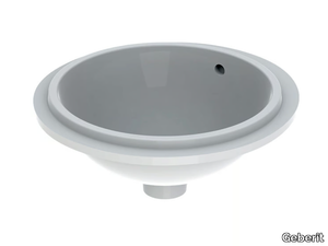 VARIFORM - Undermount round Vitreous China washbasin _ Geberit