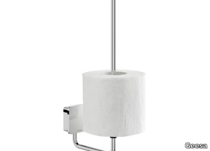 TOPAZ CHROME - Spare double metal toilet roll holder _ Geesa