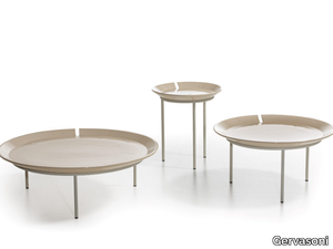 BRISE 53/54/56 - Round steel garden side table _ Gervasoni