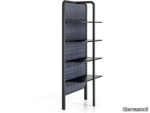 DAEN 72 - Wall-mounted Eco-leather bookcase _ Gervasoni