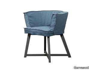 GRAY 26 - Fabric easy chair with removable cover _ Gervasoni