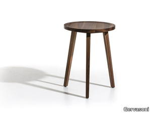 GRAY 44 - Round wooden high side table _ Gervasoni