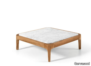 MEDITERRANEO 41 - Carrara marble garden side table _ Gervasoni