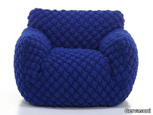 NUVOLA 05 - Fabric armchair with removable cover with armrests _ Gervasoni