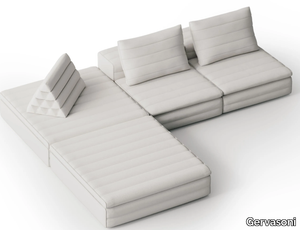 SAMET LOW C - Modular fabric sofa _ Gervasoni