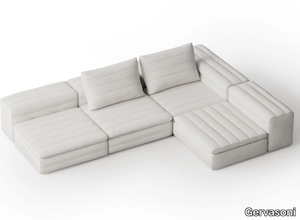 SAMET LOW E - Corner 4 seater fabric sofa _ Gervasoni