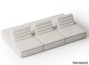 SAMET LOW F - Double-sided 6 seater fabric sofa _ Gervasoni