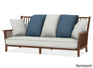 INOUT 703 - 3 seater iroko garden sofa _ Gervasoni