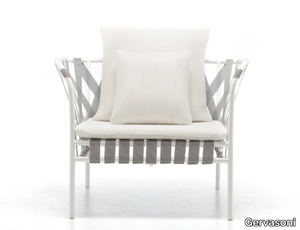 INOUT 851 - Powder coated aluminium garden armchair _ Gervasoni