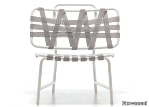 INOUT 856 - Powder coated aluminium easy chair _ Gervasoni