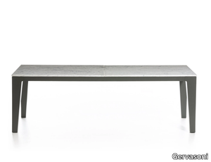 INOUT 143/144 - Carrara marble garden table _ Gervasoni