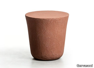 KASANE 19 - Round clay garden pouf _ Gervasoni