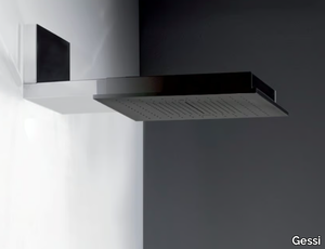 MINIMALI - Wall-mounted rectangular overhead shower with arm _ Gessi