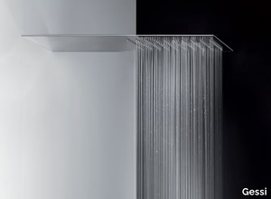 TREMILLIMETRI - Wall-mounted rectangular extra flat overhead shower _ Gessi