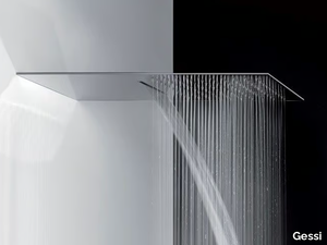 TREMILLIMETRI - Extra flat steel waterfall shower _ Gessi