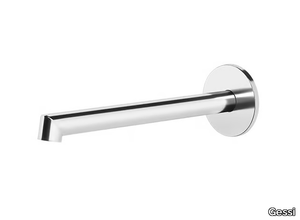 ANELLO - Wall-mounted chromed brass sink spout _ Gessi