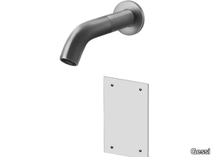 CESELLO - Wall-mounted electronic stainless steel washbasin tap _ Gessi