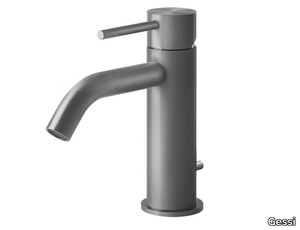 FLESSA - Countertop stainless steel washbasin mixer with pop up waste _ Gessi