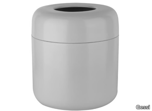 GOCCIA - Porcelain stoneware bathroom waste bin _ Gessi