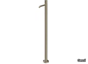 HABITO CESELLO - Floor standing chromed brass washbasin mixer _ Gessi