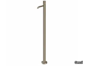 HABITO INTRECCIO - Floor standing chromed brass washbasin mixer _ Gessi