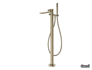 INVERSO DIAMANTATO - Floor standing chromed brass bathtub mixer _ Gessi