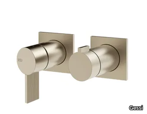 INVERSO RIGATO - 2 hole chromed brass shower mixer _ Gessi