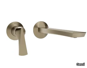 VENTAGLIO - Wall-mounted chromed brass washbasin mixer _ Gessi