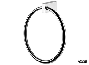 RETTANGOLO - Brass towel ring _ Gessi