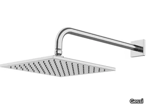 RILIEVO - Wall-mounted adjustable brass overhead shower _ Gessi