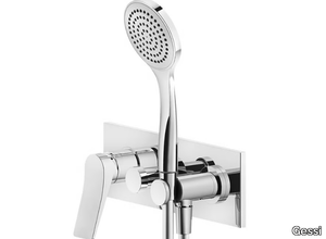 RILIEVO - 3 hole brass shower mixer with hand shower _ Gessi