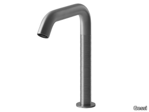 TRAME - Countertop electronic stainless steel washbasin tap _ Gessi